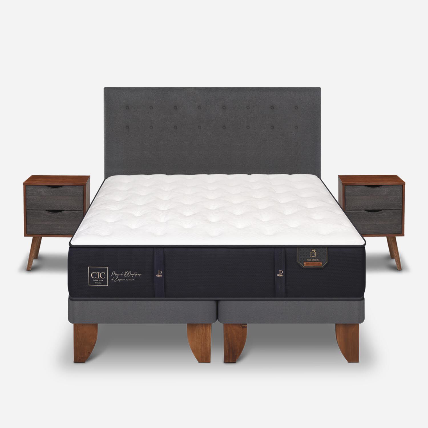 Cama Europea King Premium + Set &Eacute;ufrates