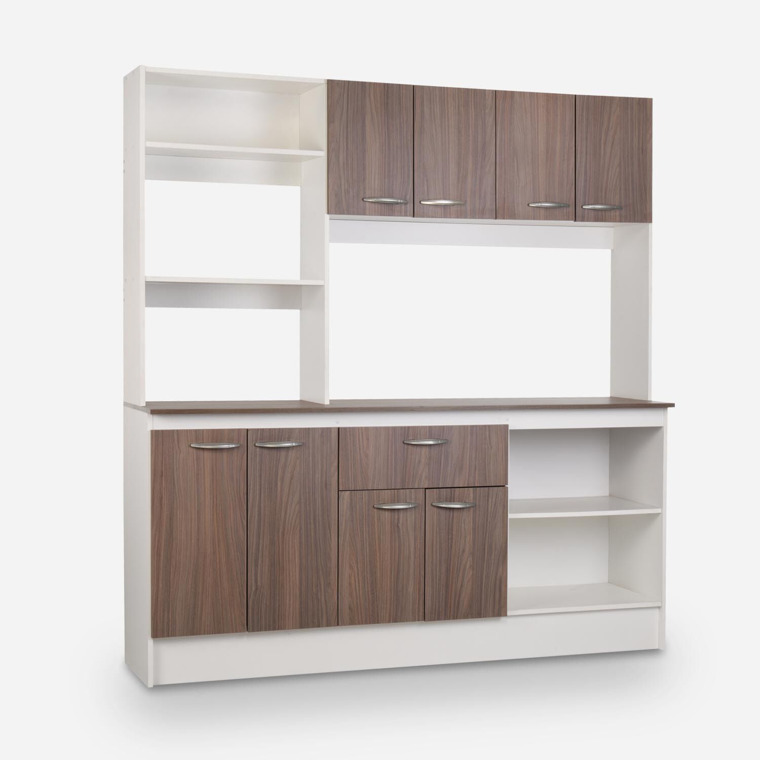 Mueble de Cocina 8 Puertas 1 Caj&oacute;n Julieta 180x190x45 Cm