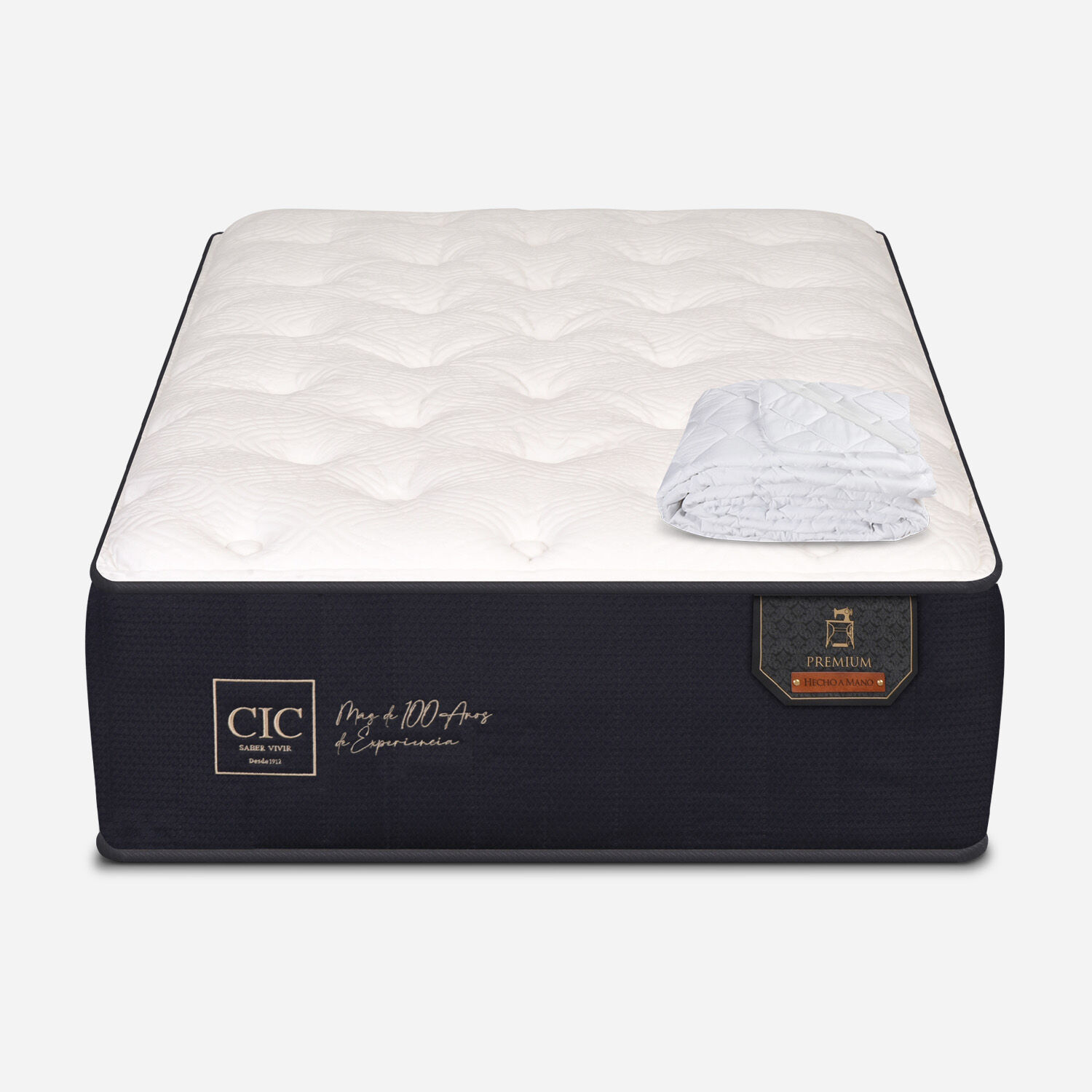 Colch&oacute;n 1,5 Plazas Premium 105x190 + Cubrecolch&oacute;n