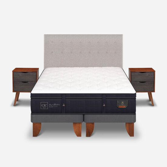 Cama Europea King Super Premium + Set Tigris