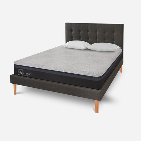 Cama King Hybrid Plus + Almohadas Viscoel&aacute;sticas