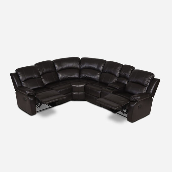 sofa seccional andalucia chocolate cic