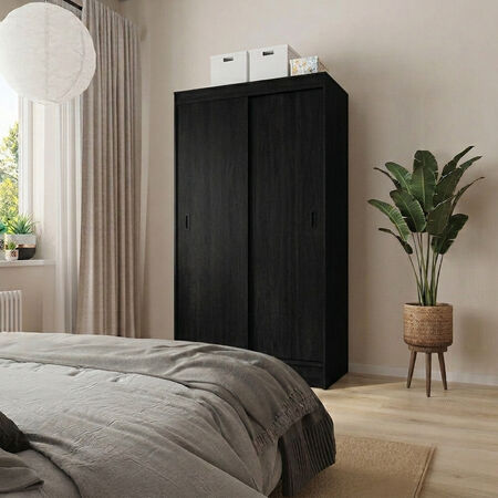 Cl&oacute;set Caburgua Dos Puertas Correderas Black