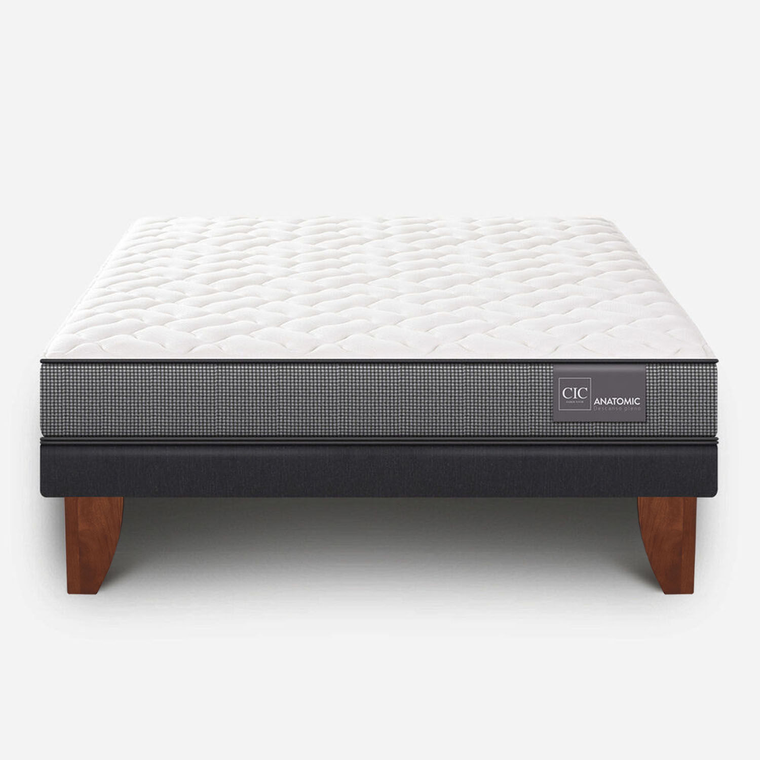 Cama Europea 2 Plazas Anatomic Base Normal