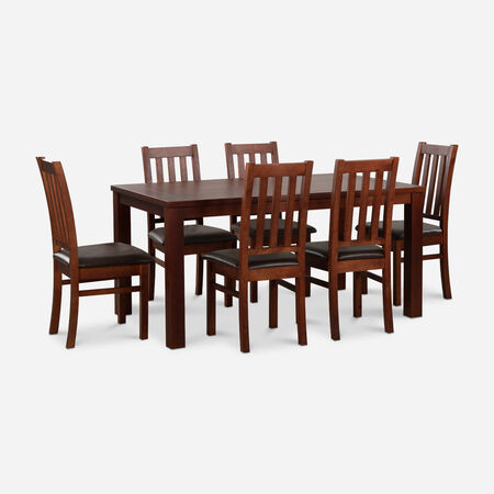 Comedor 6 Sillas Ñuble Miró Negro
