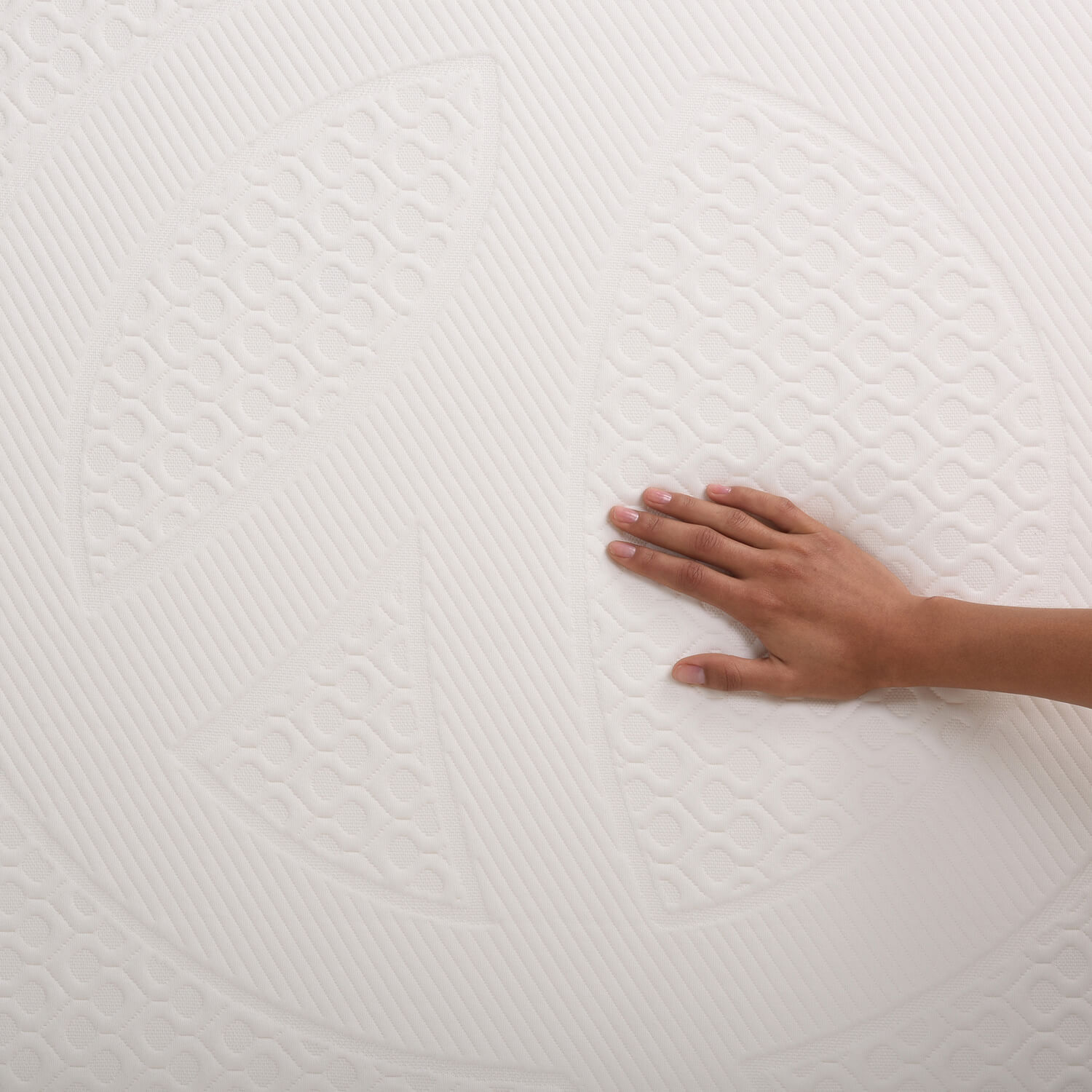 Cama Europea Curve 2 Plazas Smart + Set Torino Caramel