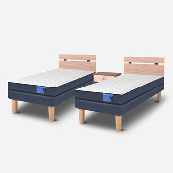 Dúplex Cama Europea 1 Plaza Excellence + Set Olmo