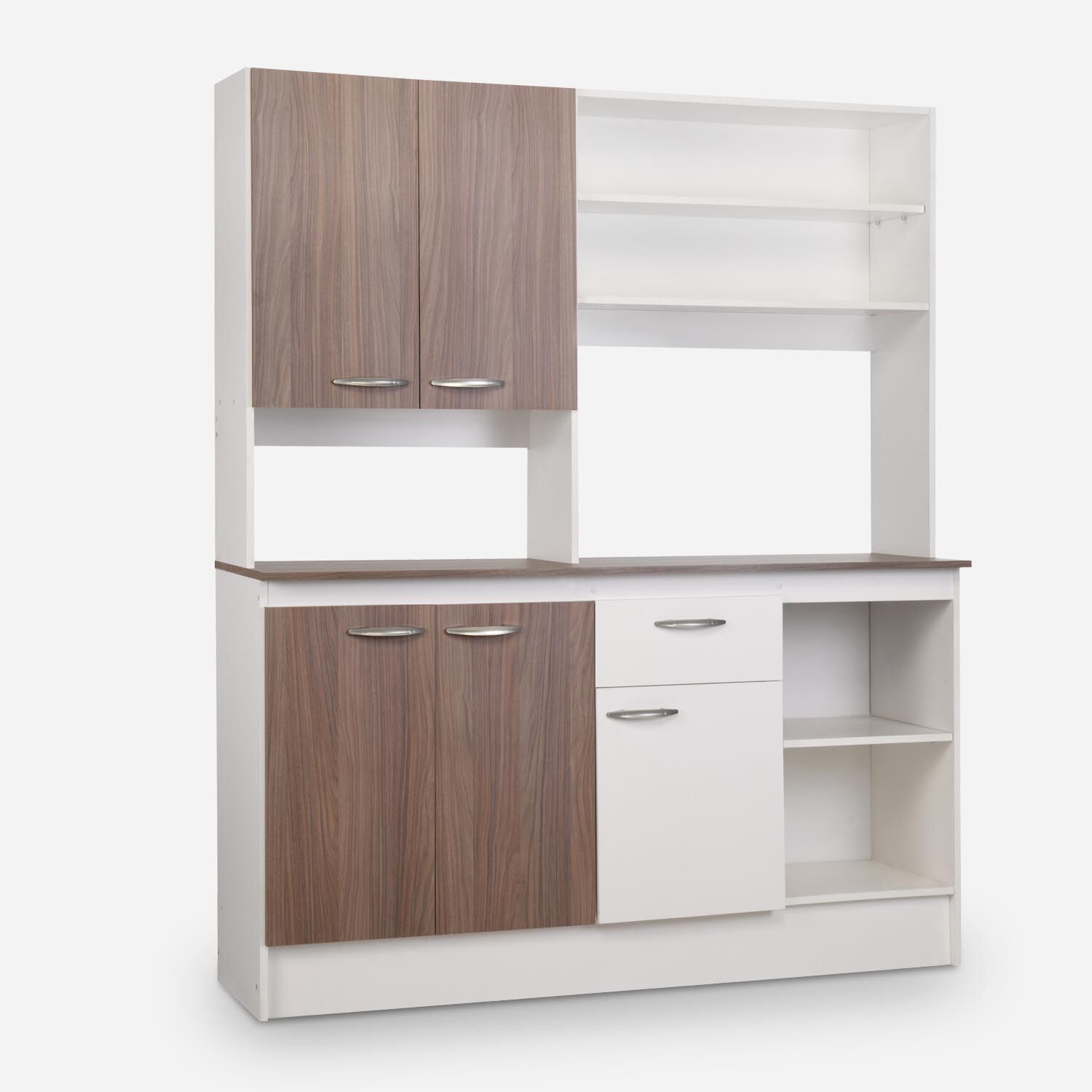 Mueble de Cocina 5 Puertas 1 Cajón Paula 150x180x45 Cm