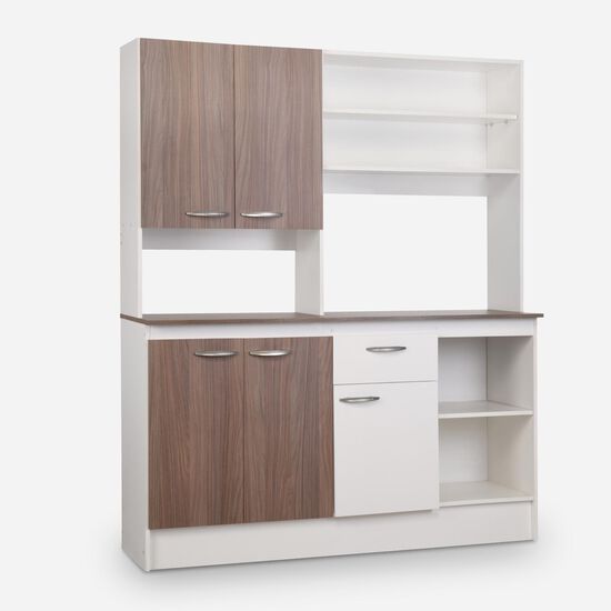 Mueble de Cocina 5 Puertas 1 Cajón Paula 150x180x45 Cm