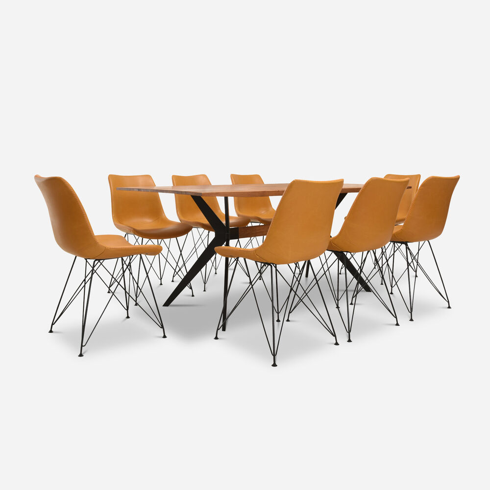 Comedor 8 Sillas Cross Camel | CIC