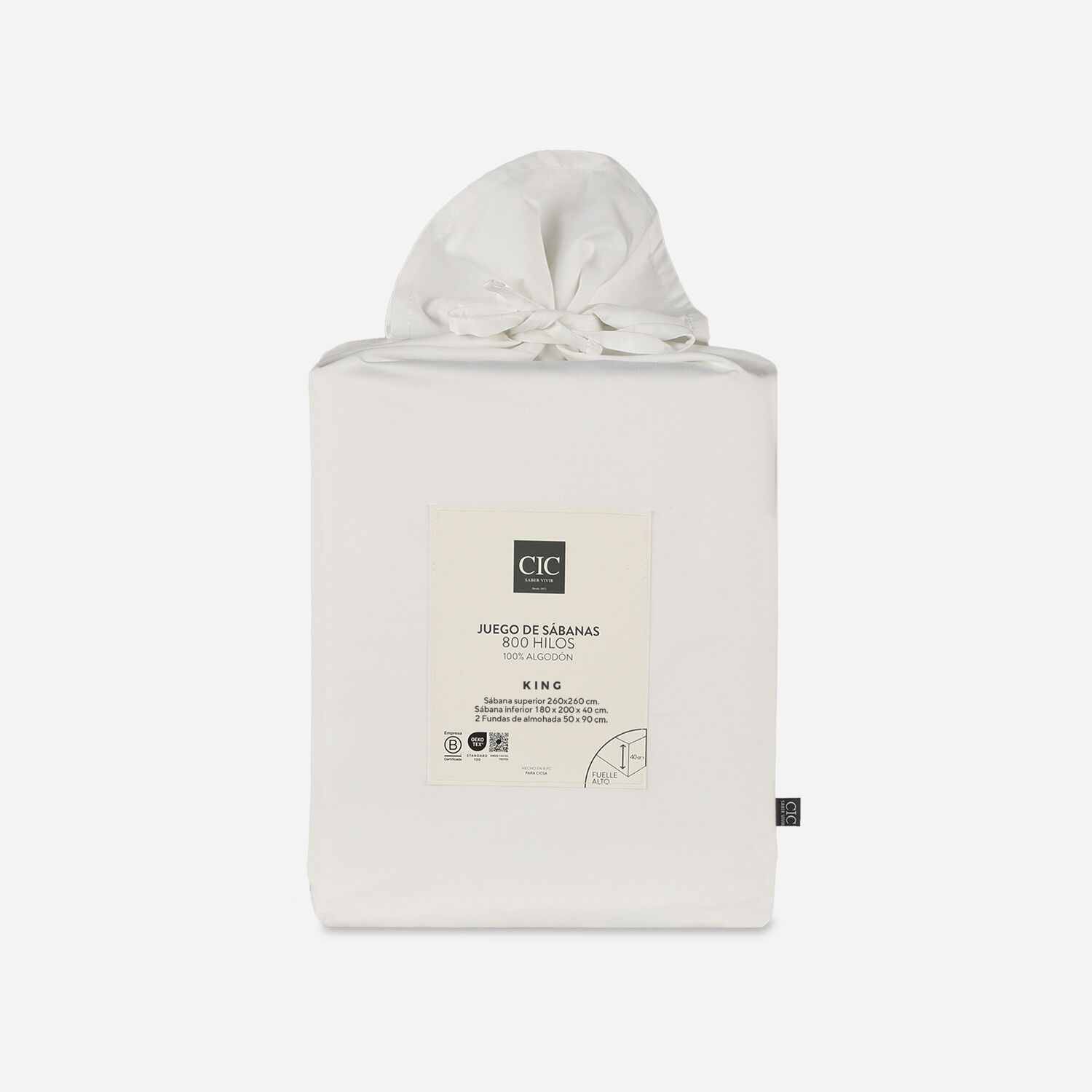 S&aacute;banas King 100% Algod&oacute;n 800 Hilos