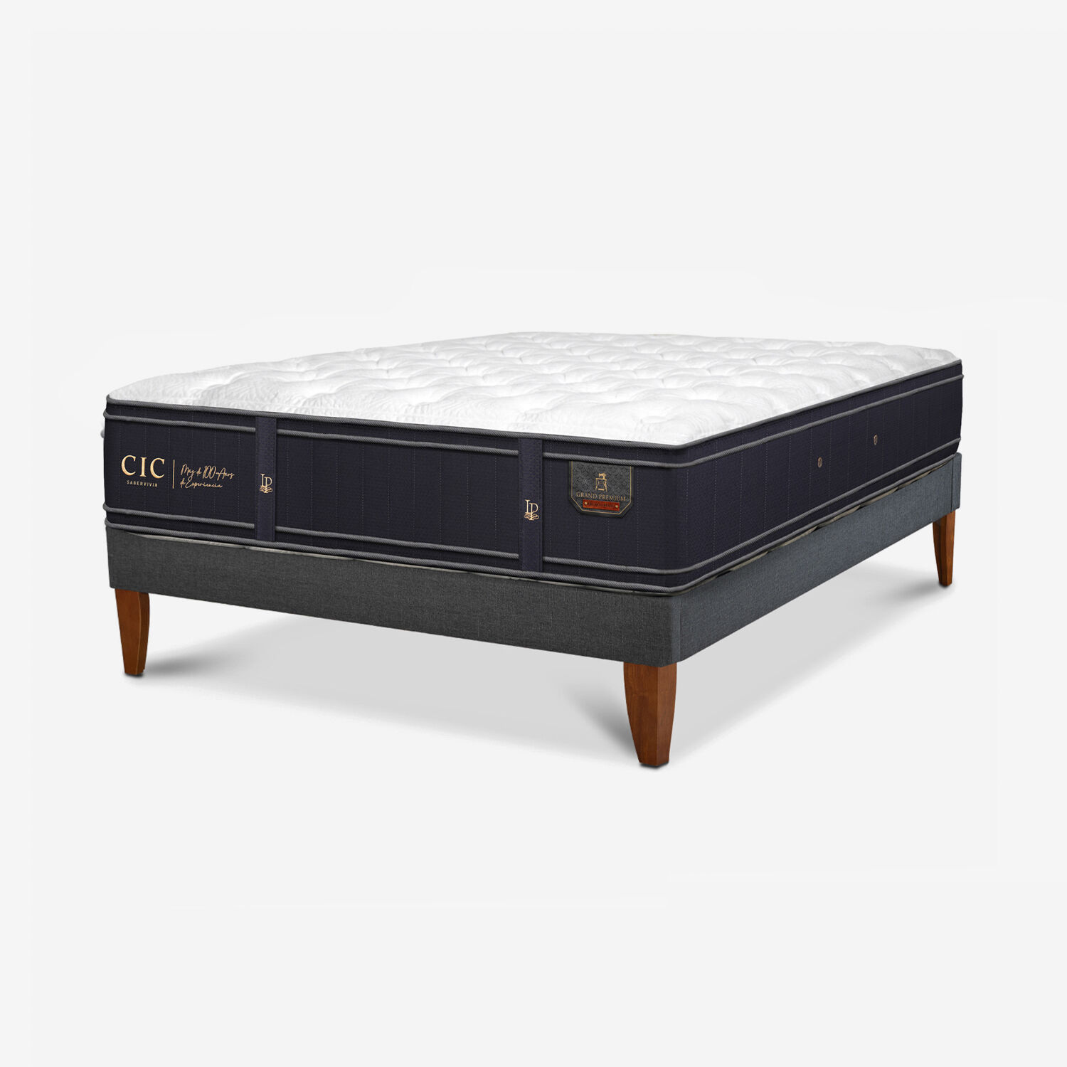 Cama Europea Box 2 Plazas Grand Premium