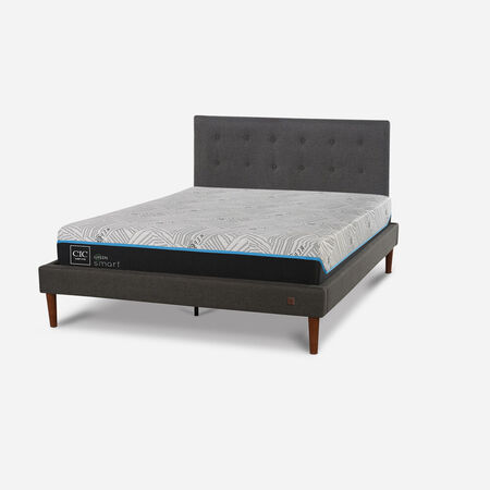 Cama Europea Curve 2 Plazas Infinity Green + Respaldo &Eacute;ufrates