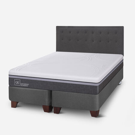 Box Spring King Ortopedic Advance + Respaldo &Eacute;ufrates