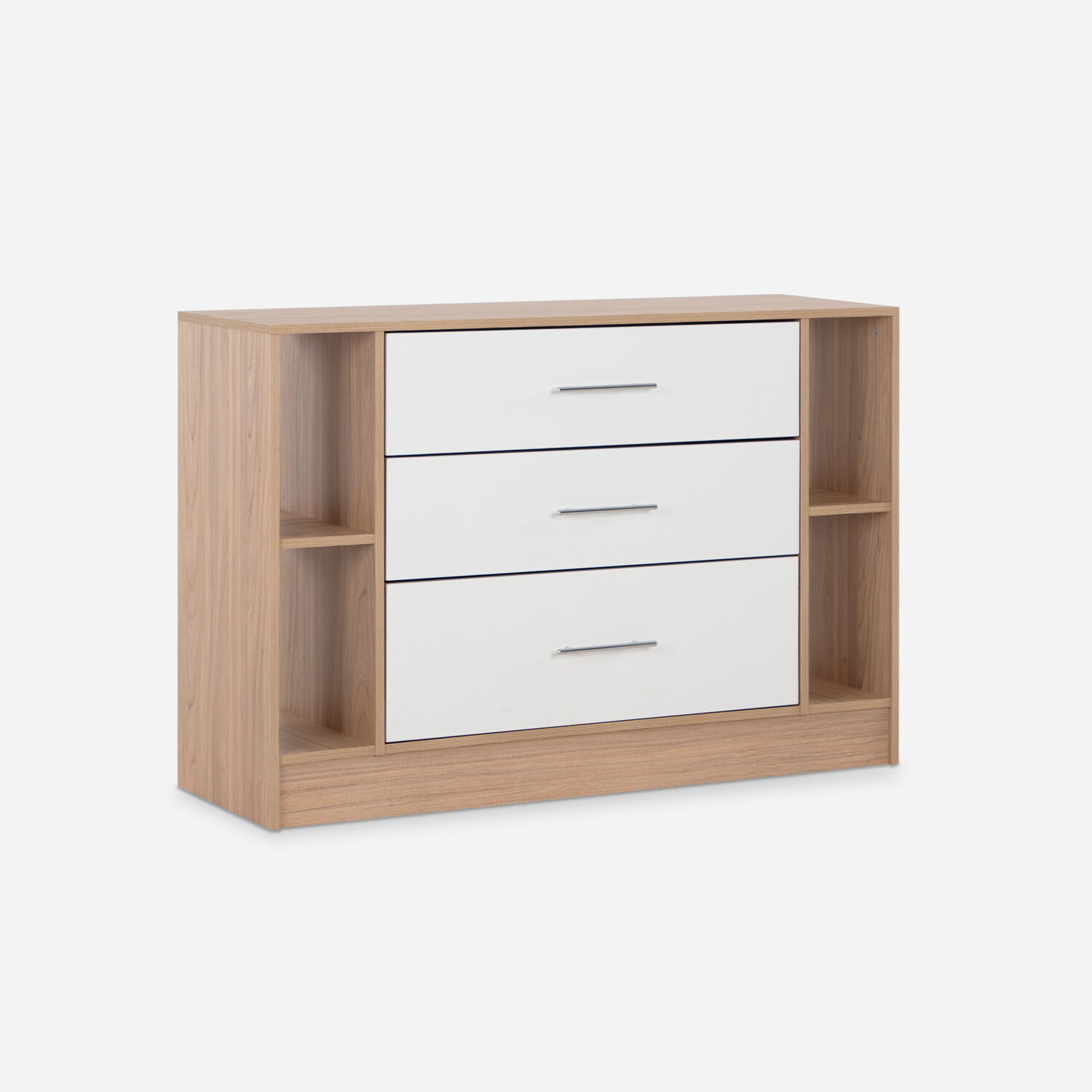 C&oacute;moda 3 Cajones Rigel Olmo Blanco