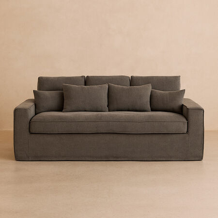 Sofá 3 Cuerpos Hamar Gris