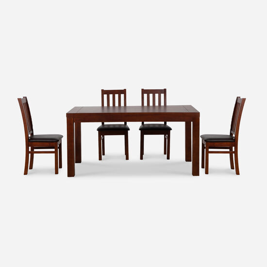Comedor 6 Sillas Ñuble Caramelo Negro