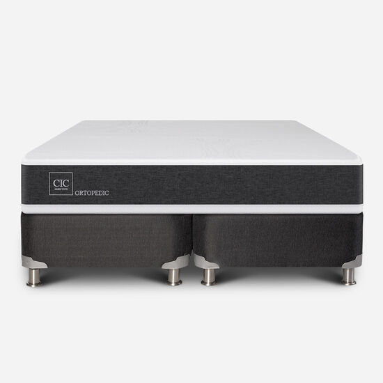 Box Spring 2 Plazas Ortopedic Base Dividida 5 Zonas