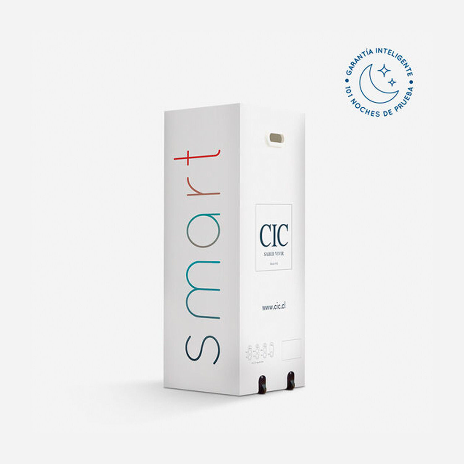 Cama Europea Curve 1,5 Plazas Smart + Set Dubl&iacute;n Caramel