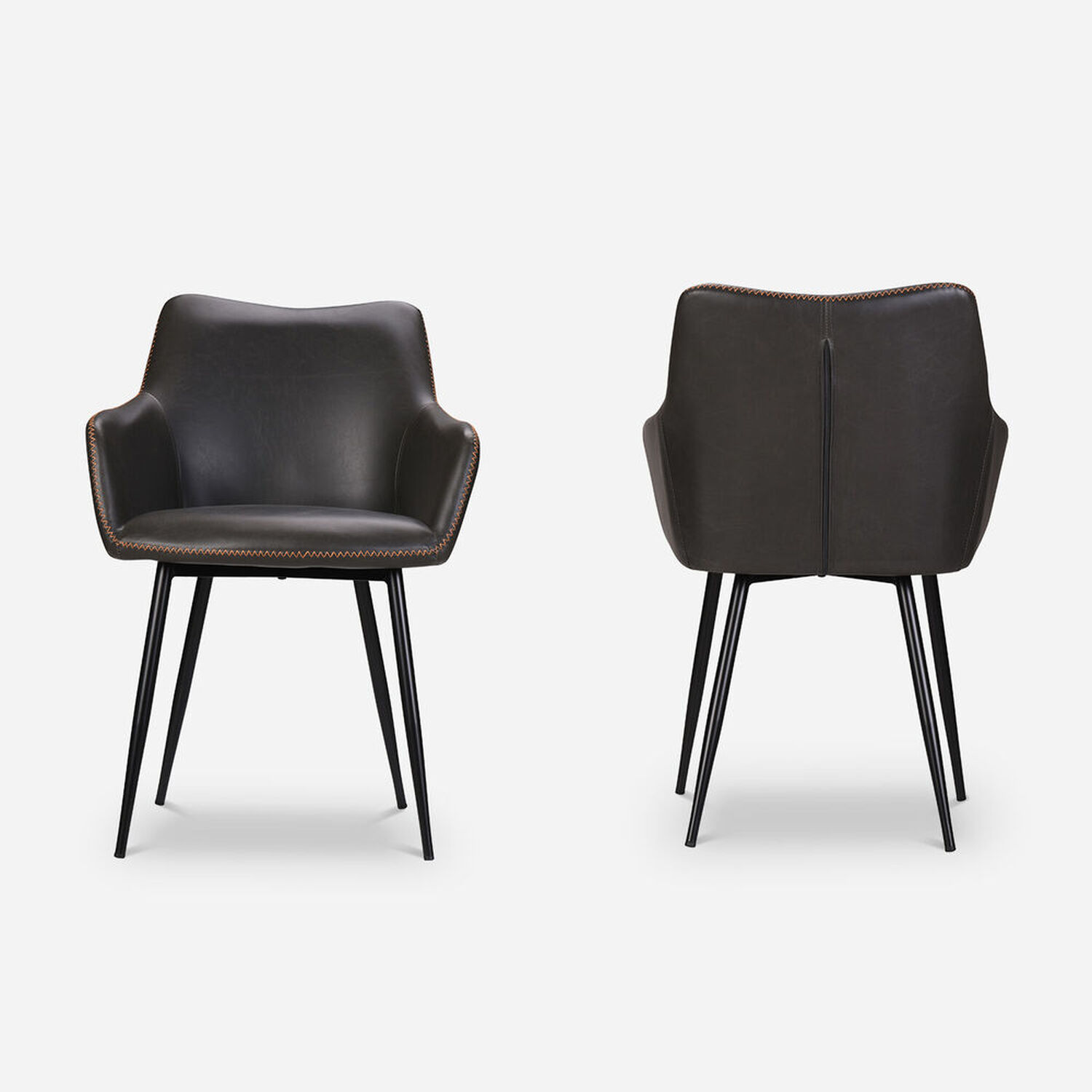 Par de Sitiales Bar Albany Gris