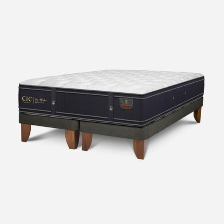 Cama Europea 2 Plazas Grand Premium Base Dividida