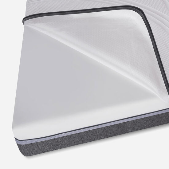 Cama Europea 2 Plazas Ortopedic Advance Base Dividida + Set Enio