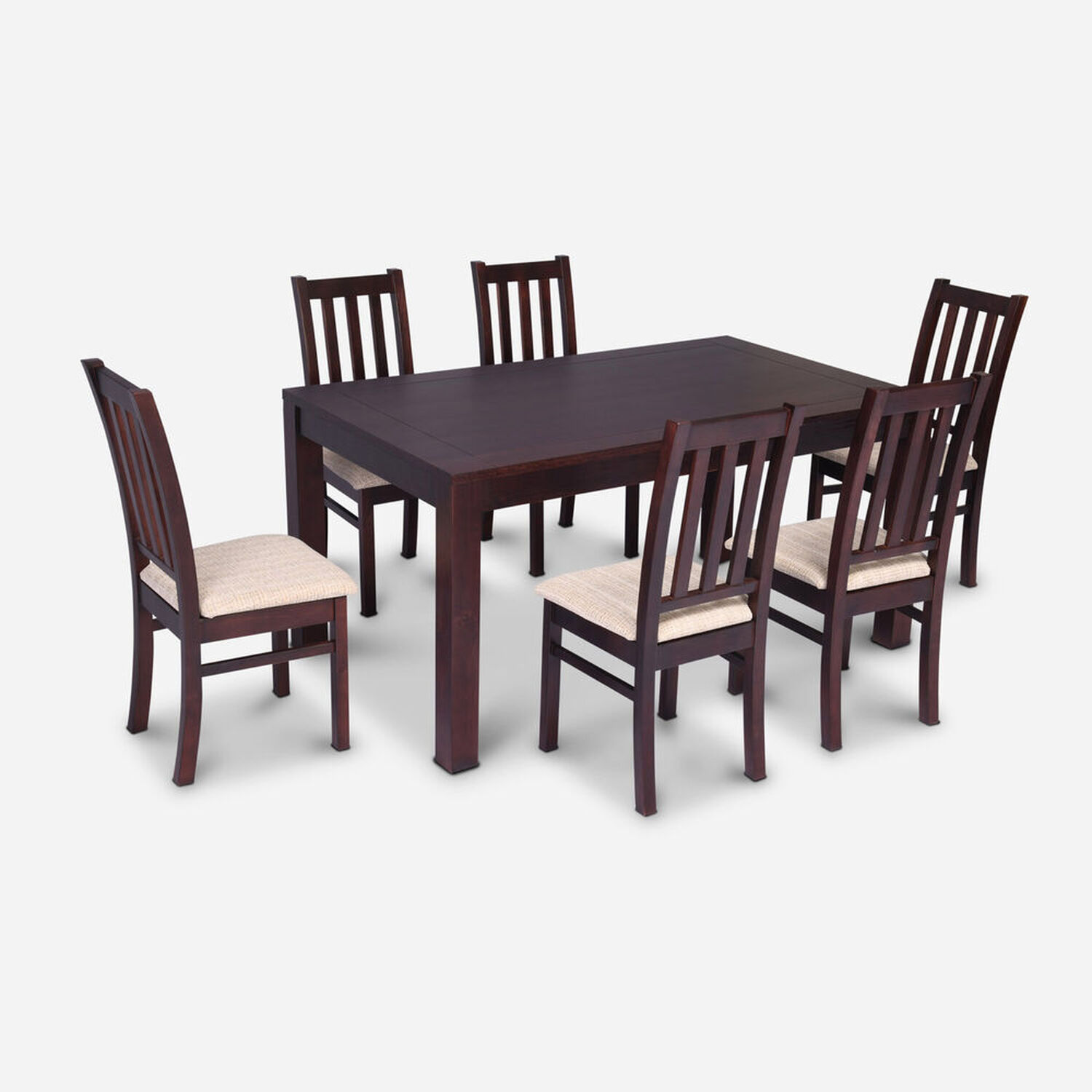 Comedor 6 Sillas &Ntilde;uble Beige