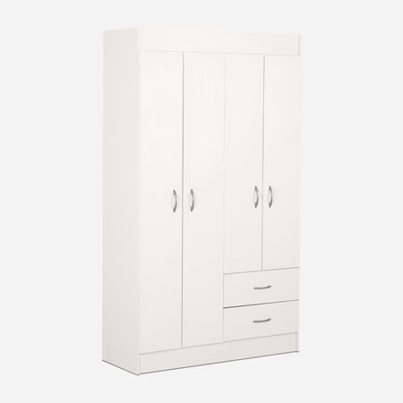 Cl&oacute;set Standford 4 Puertas 2 Cajones Blanco