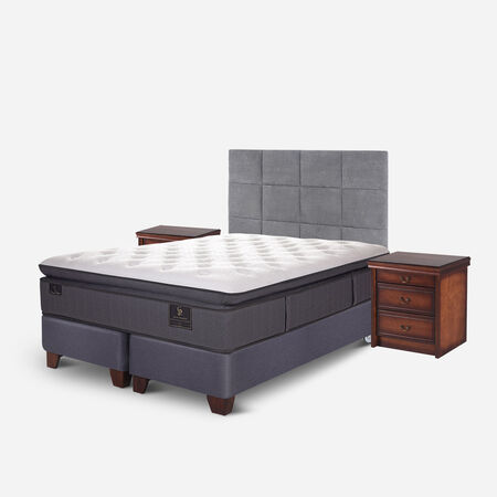 Box Spring Super King Grand Premium + Set T&aacute;mesis
