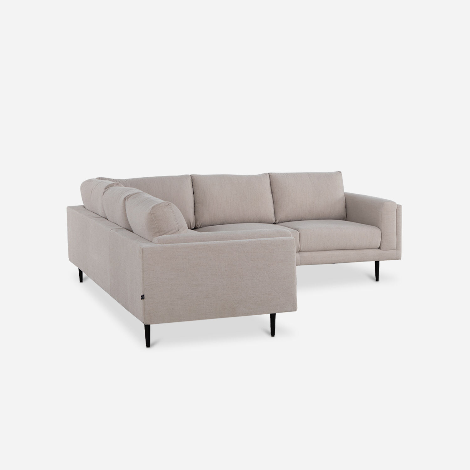 Sof&aacute; Seccional Esquinero Beige Mar&iacute;a Repreve