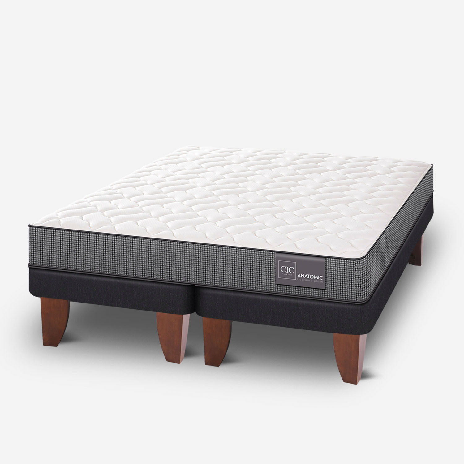 Cama Europea 2 Plazas Anatomic Base Dividida