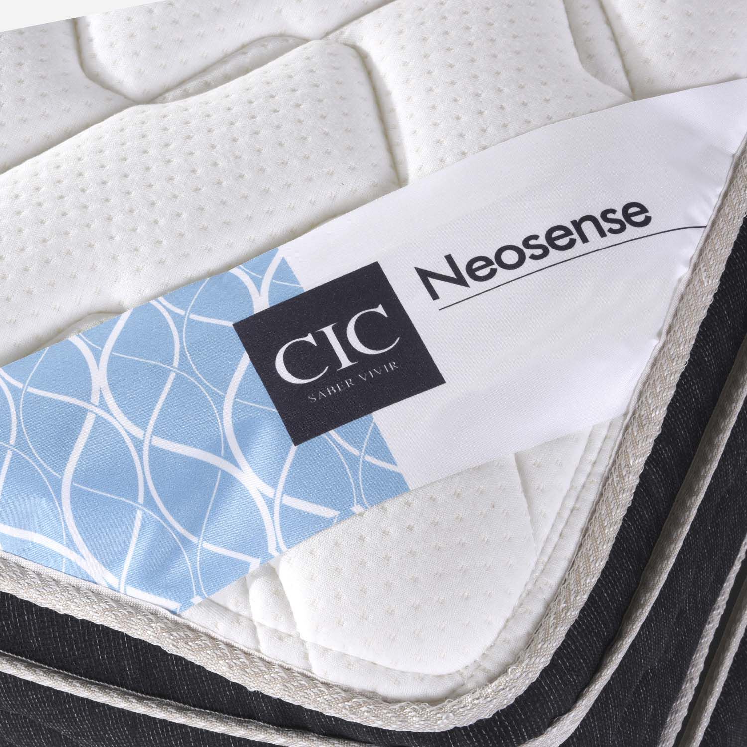 Box Spring Full Neossense + Almohadas + Plumón