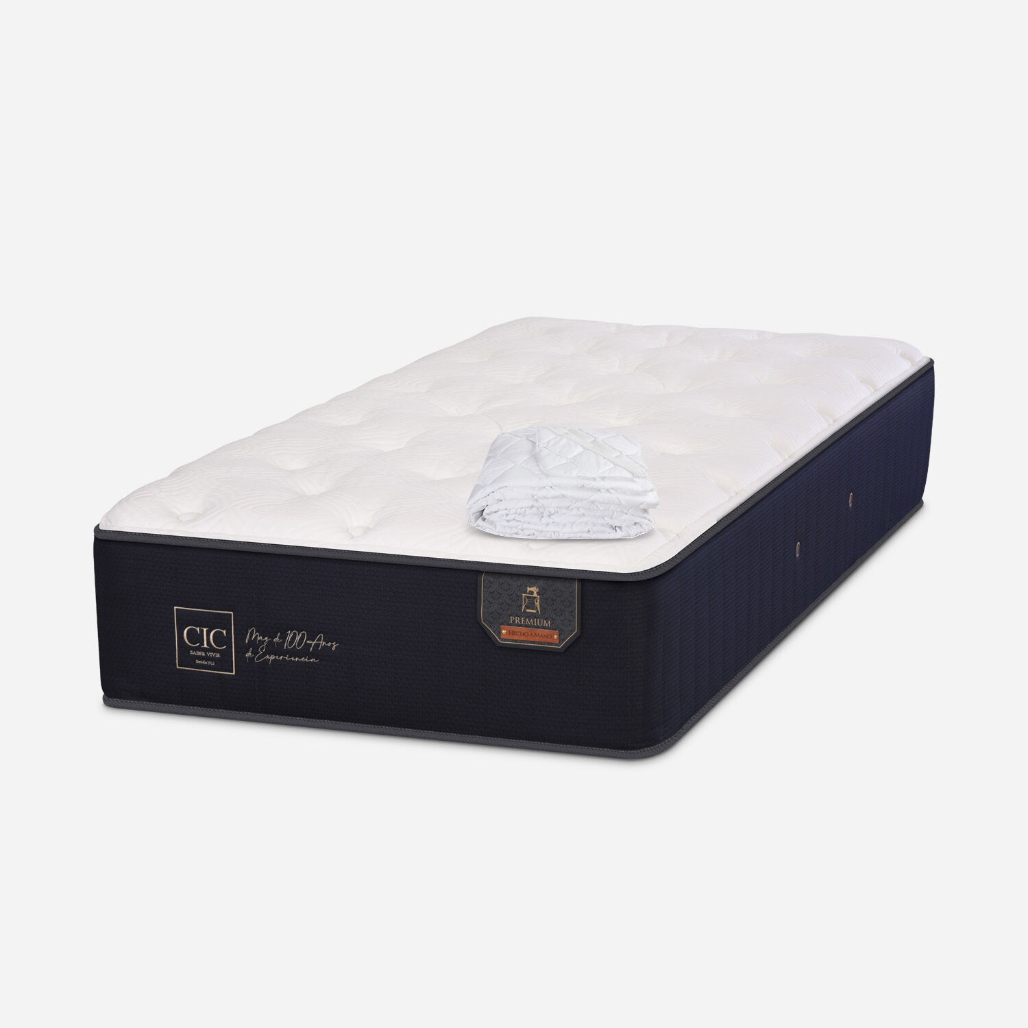 Colch&oacute;n 1,5 Plazas Premium 105x190 + Cubrecolch&oacute;n