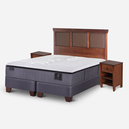 Box Spring King Premium + Set Torino Caramel