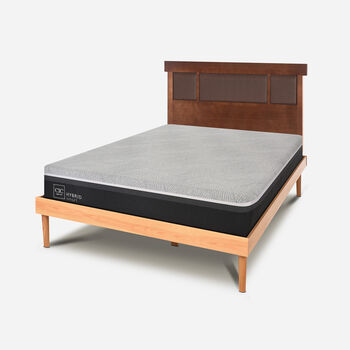 Cama 2 Plazas Hybrid + Respaldo New Dublín Caramel
