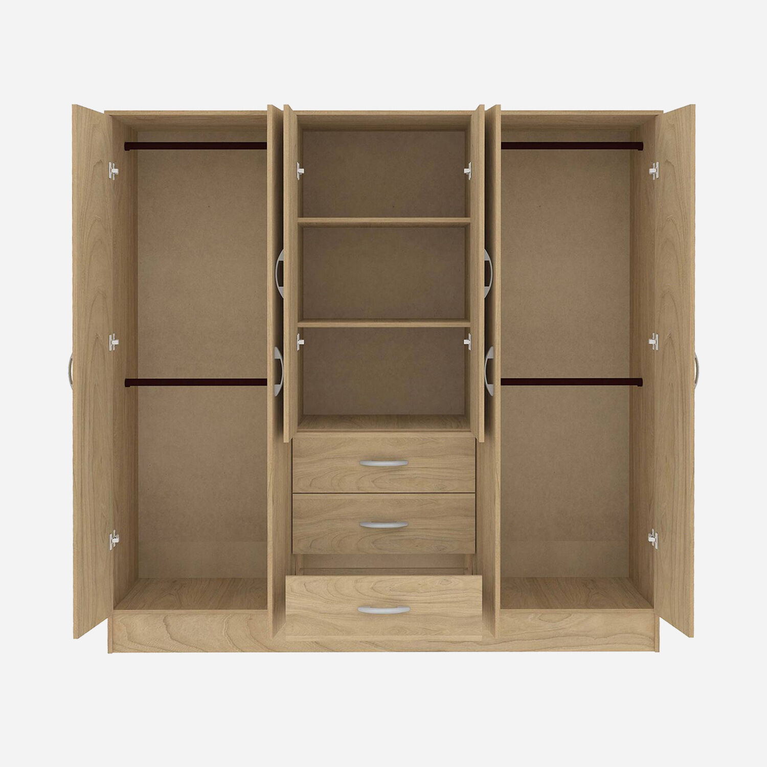 Cl&oacute;set 6 Puertas 3 Cajones Maipo Olmo