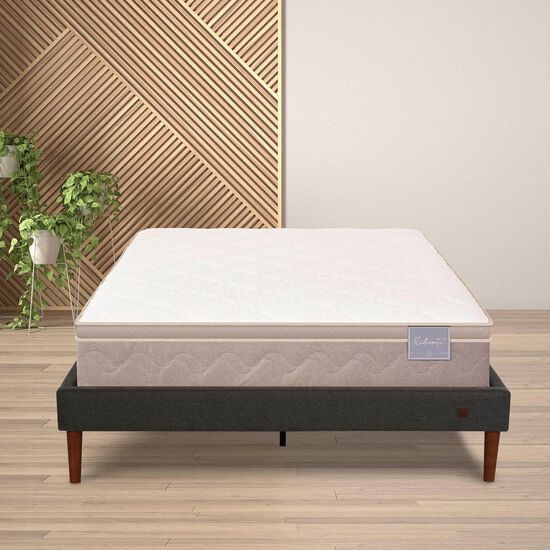 Cama Europea Curve 2 Plazas Rilassati + Set Kavery