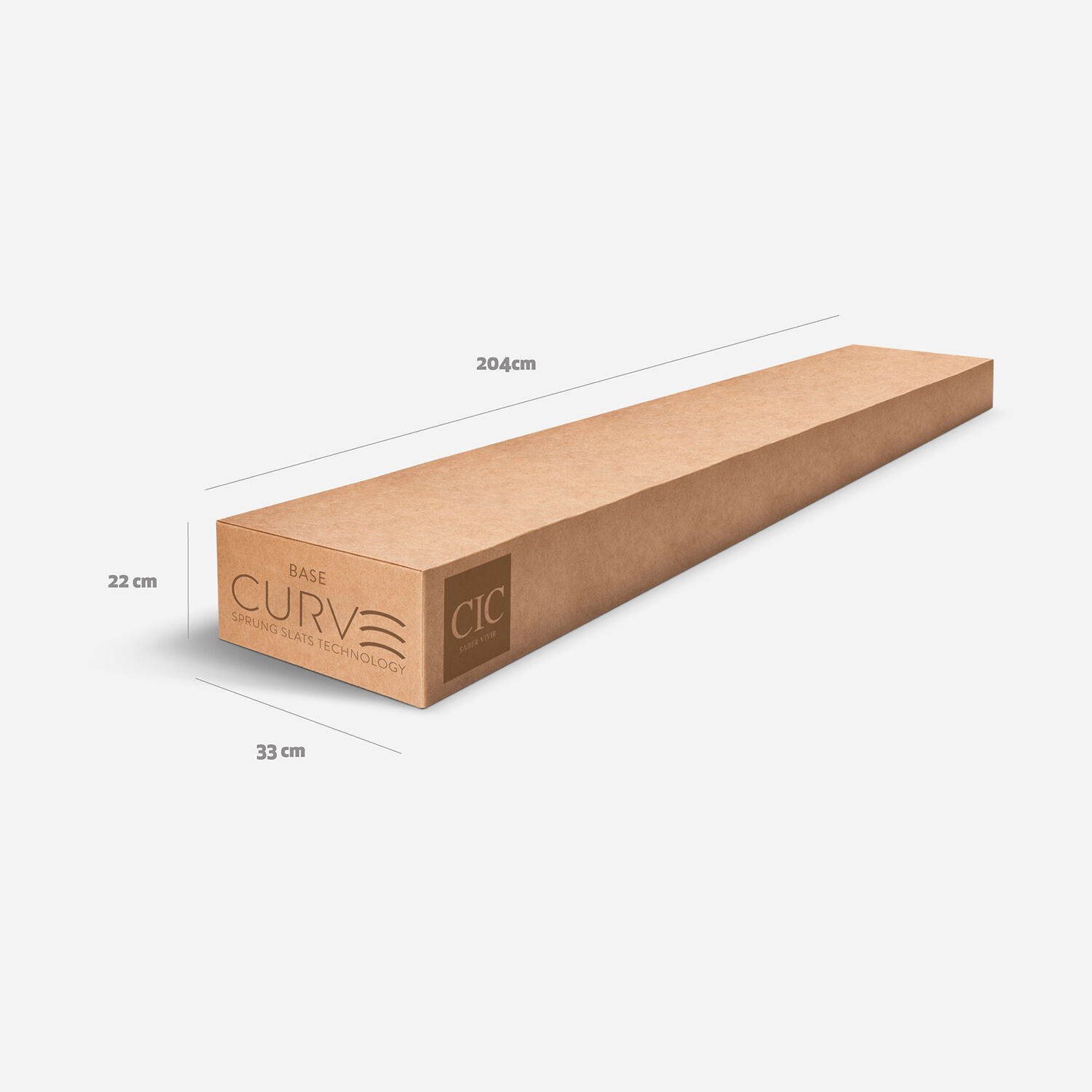 Cama Europea Curve 2 Plazas Ortopedic + Plum&oacute;n + Almohadas