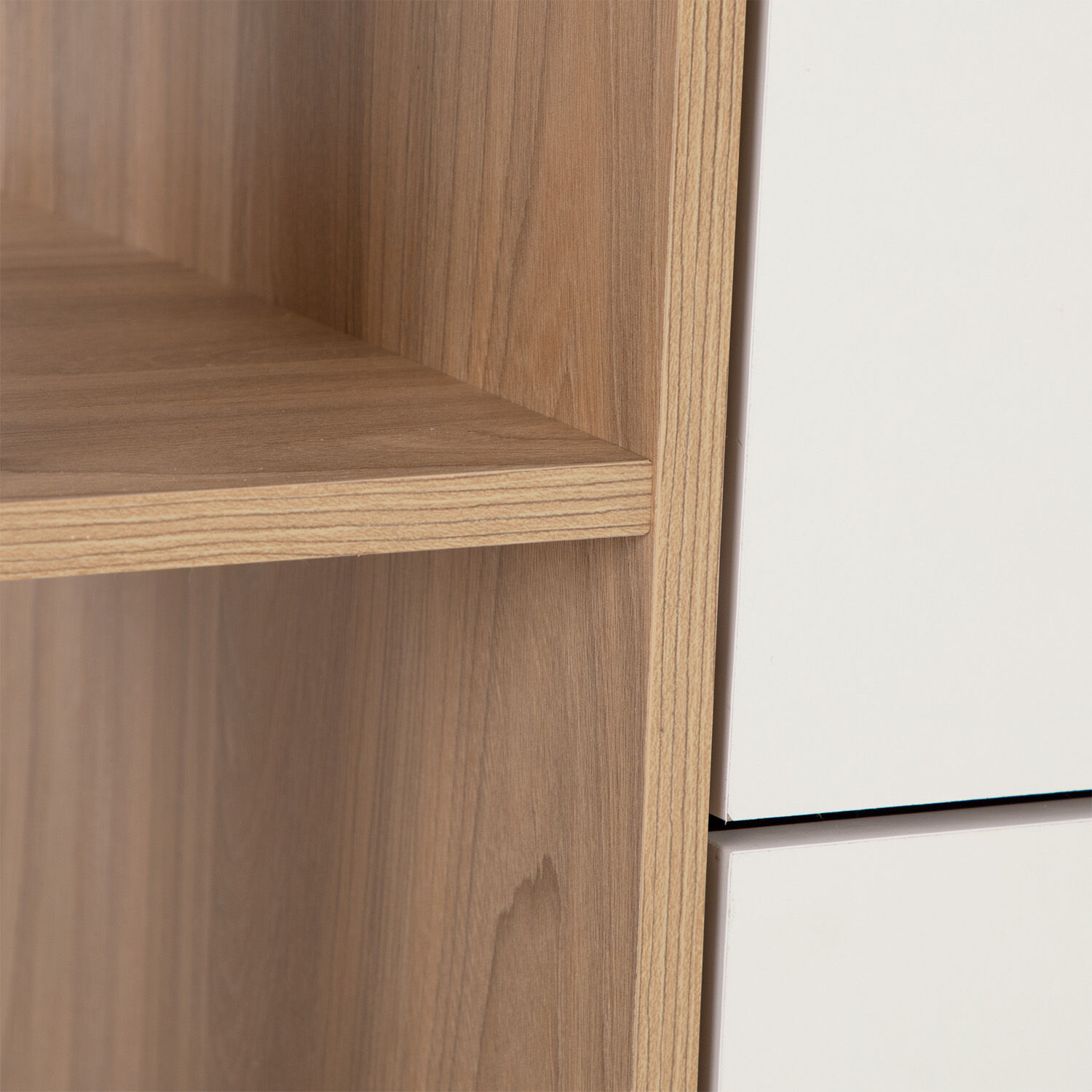 C&oacute;moda 3 Cajones Rigel Olmo Blanco