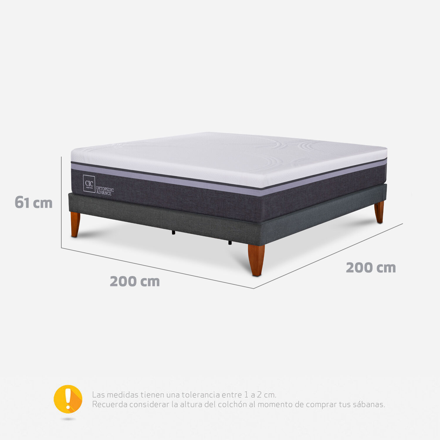 Cama Europea Box Super King Ortopedic Advance