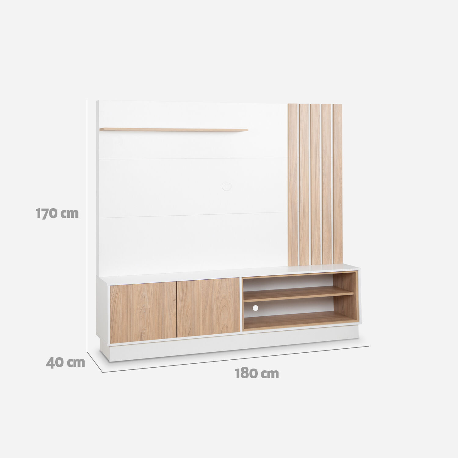 Home Tv 65" Blanco Olmo Alpino