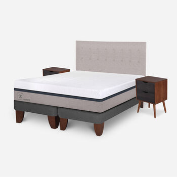 Cama Europea King Balance + Set Tigris