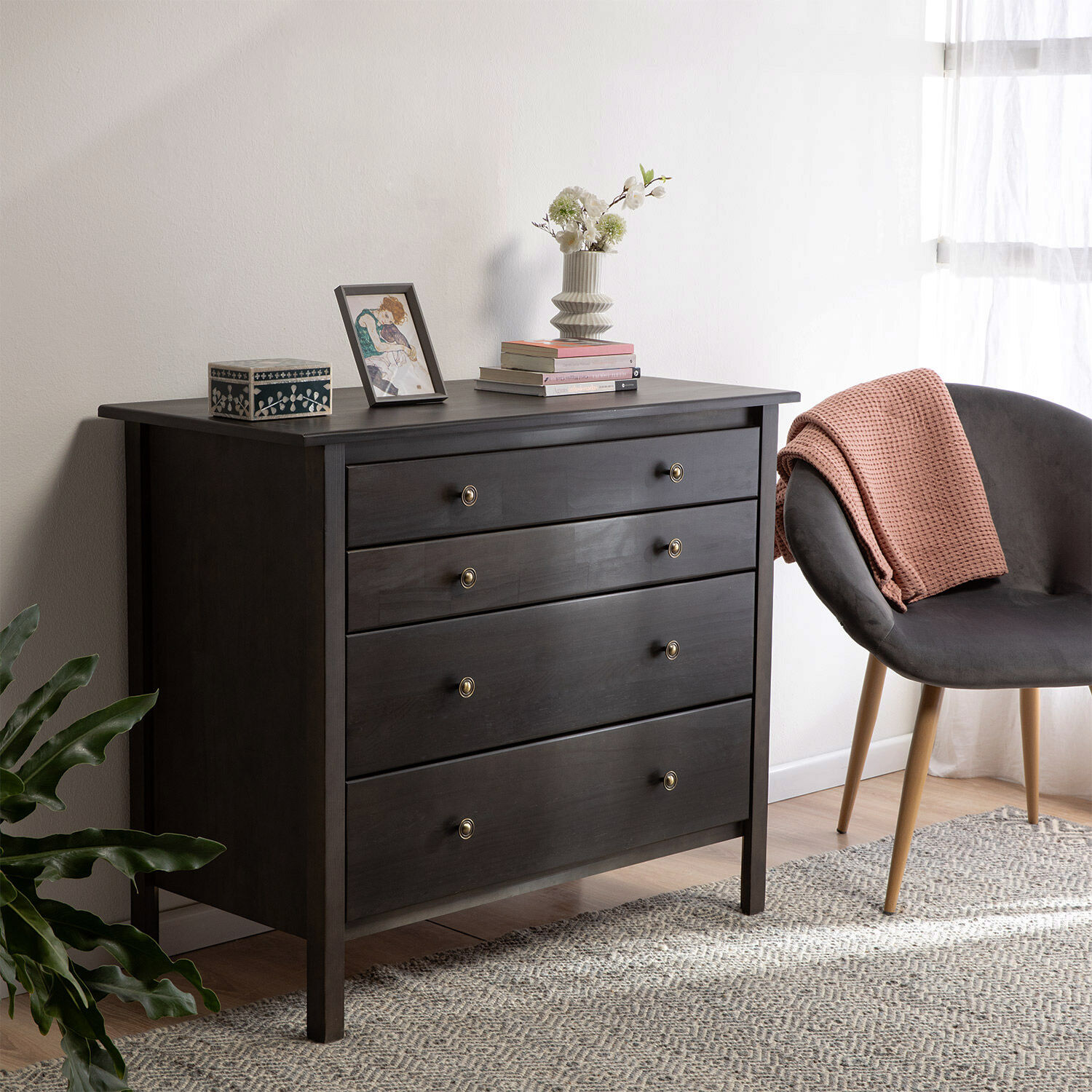 C&oacute;moda 4 Cajones Berl&iacute;n Marengo