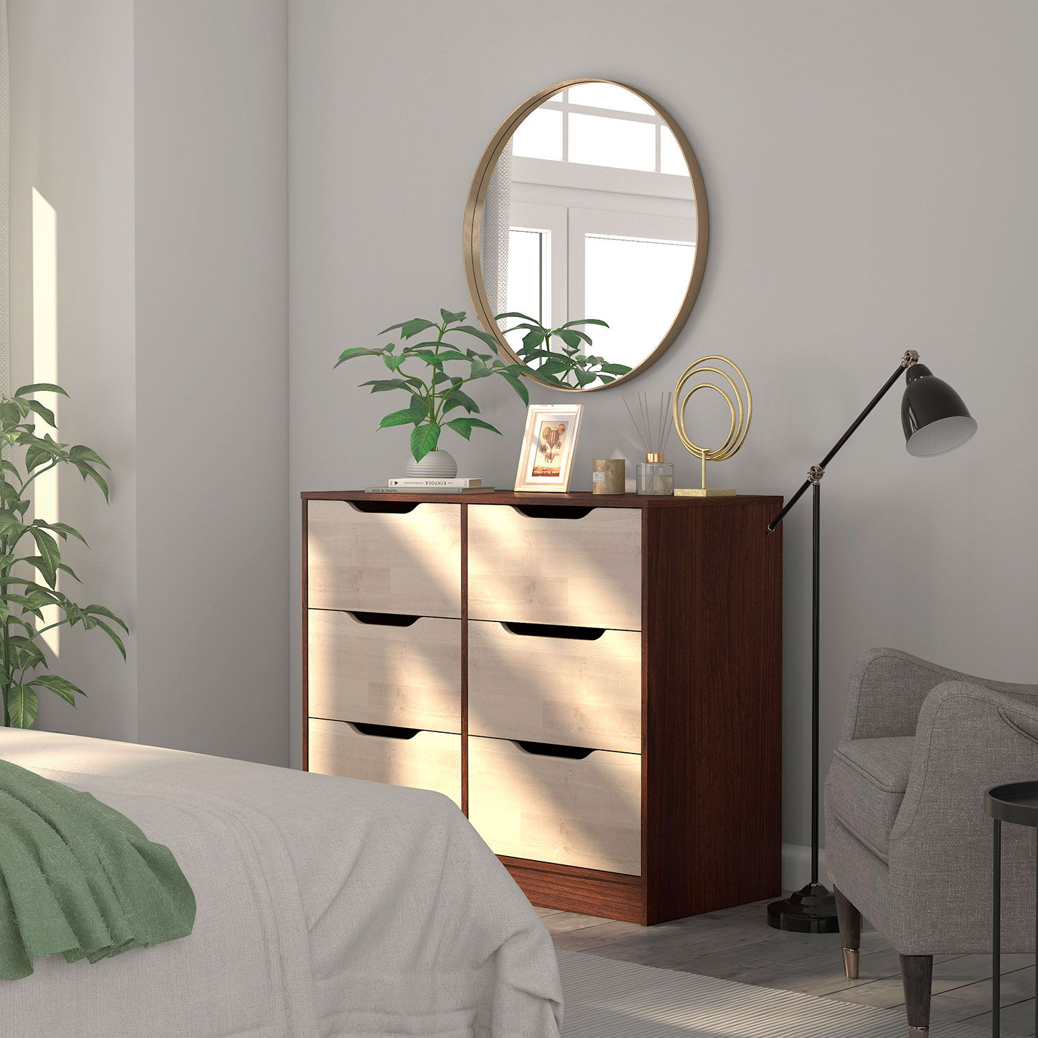 C&oacute;moda 6 Cajones Legno