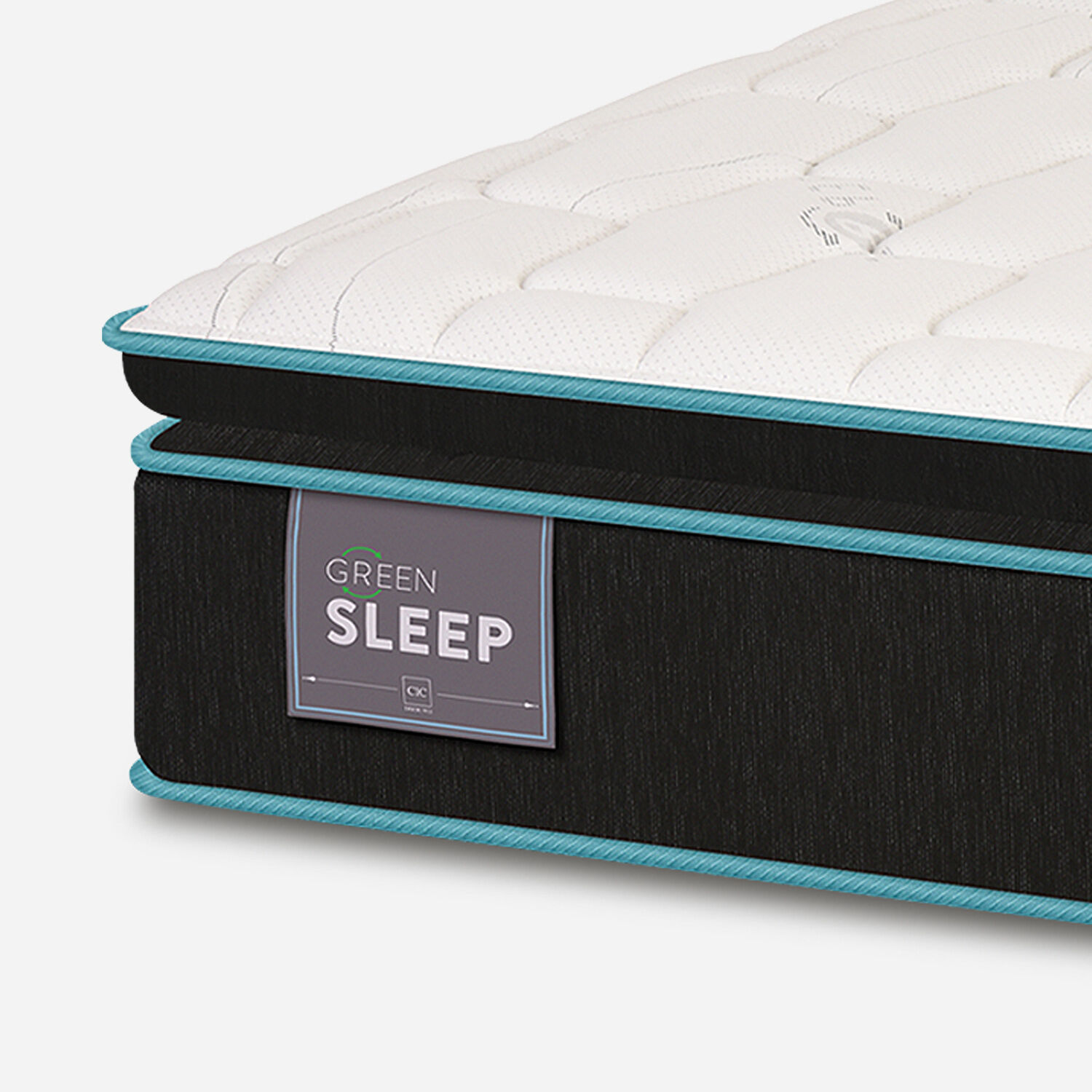 Colch&oacute;n 2 Plazas Green Sleep 150x200 + Almohadas Viscoel&aacute;sticas