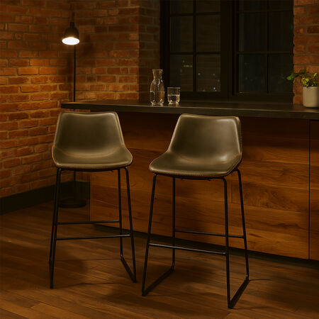 Par de Pisos Bar Albany Gris&nbsp;