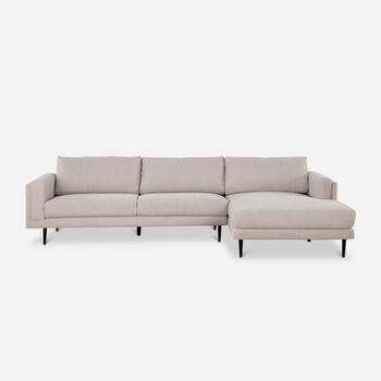 Sofá Seccional Derecho Beige María Repreve