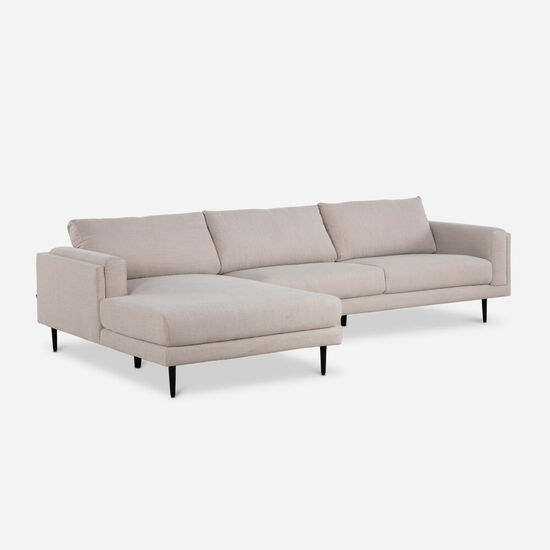 Sofá Seccional Izquierdo Beige María Repreve