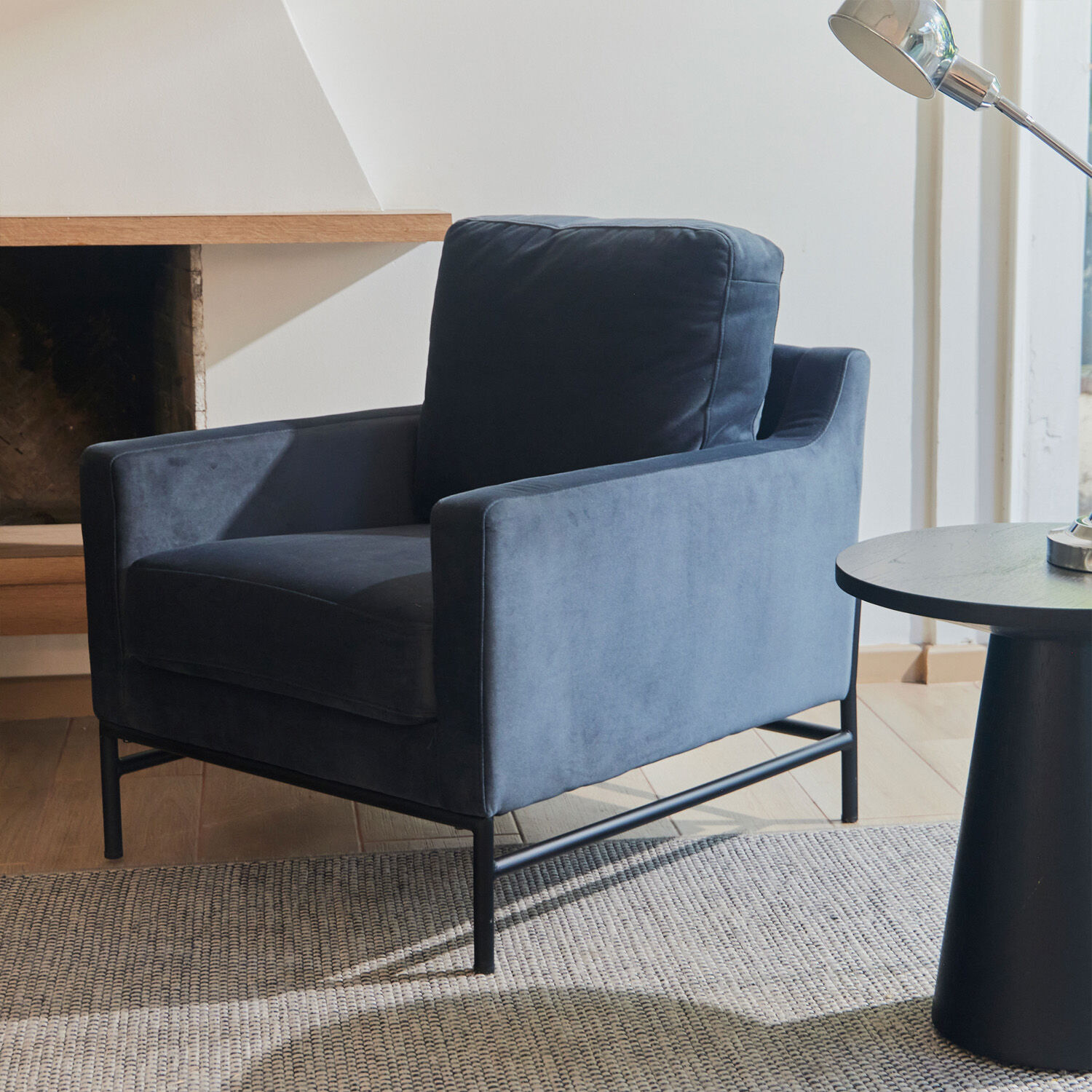 Poltrona Cilla Gris Oscuro