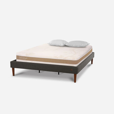 Cama Europea Curve King Rilassati Infinity + Almohadas Viscoel&aacute;sticas